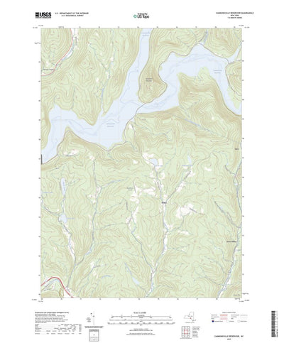 United States Geological Survey Cannonsville Reservoir, NY (2023, 24000-Scale) digital map