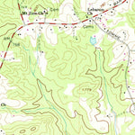United States Geological Survey Cannonville, GA (1964, 24000-Scale) digital map