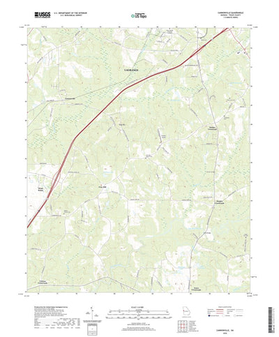 United States Geological Survey Cannonville, GA (2020, 24000-Scale) digital map
