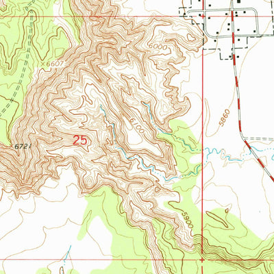 United States Geological Survey Cannonville, UT (1966, 24000-Scale) digital map