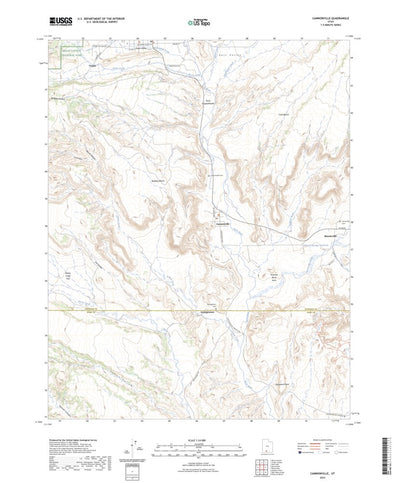 United States Geological Survey Cannonville, UT (2023, 24000-Scale) digital map