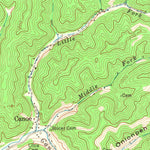 United States Geological Survey Canoe, KY (1961, 24000-Scale) digital map