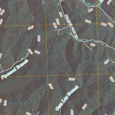 United States Geological Survey Canoe, KY (2011, 24000-Scale) digital map