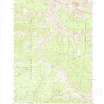 United States Geological Survey Canoe Lake, WY (1989, 24000-Scale) digital map