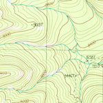 United States Geological Survey Canoe Lake, WY (1989, 24000-Scale) digital map