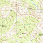 United States Geological Survey Canoe Lake, WY (1989, 24000-Scale) digital map