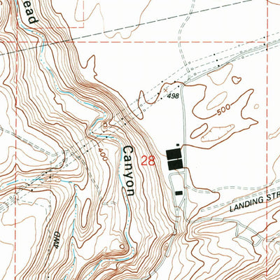 United States Geological Survey Canoe Ridge, WA (1993, 24000-Scale) digital map