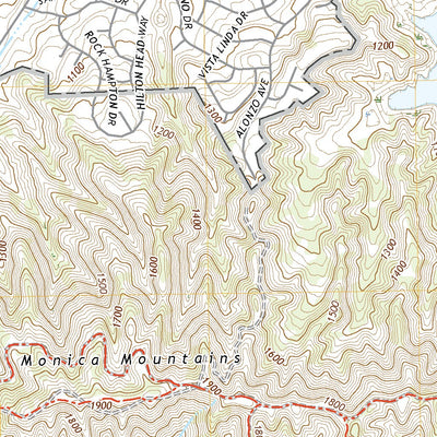 United States Geological Survey Canoga Park, CA (2022, 24000-Scale) digital map