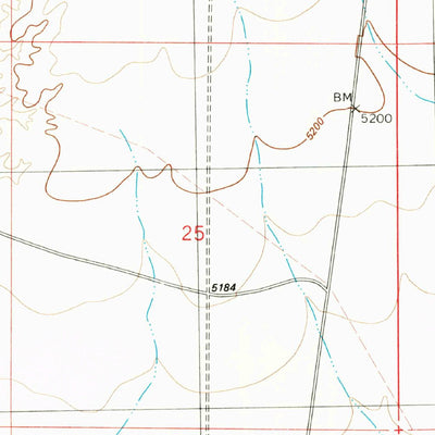 United States Geological Survey Canon Agua Buena, NM (1981, 24000-Scale) digital map
