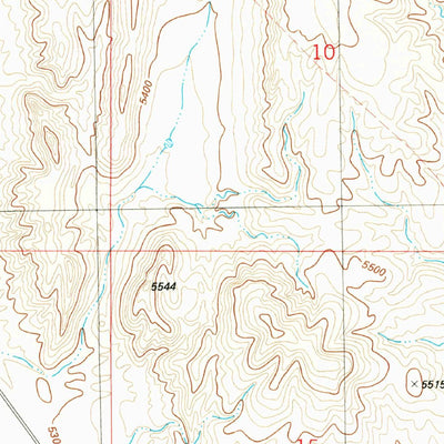 United States Geological Survey Canon Agua Buena, NM (1981, 24000-Scale) digital map