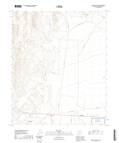 United States Geological Survey Canon Agua Buena, NM (2023, 24000-Scale) digital map