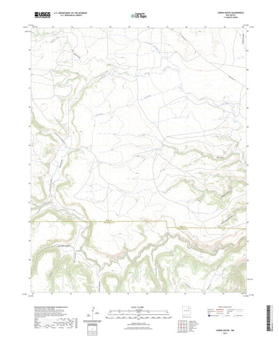 United States Geological Survey Canon Ancho, NM (2023, 24000-Scale) digital map