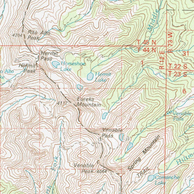 United States Geological Survey Canon City, CO (1982, 100000-Scale) digital map
