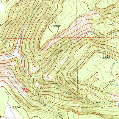 United States Geological Survey Canon Encierro, NM (1971, 24000-Scale) digital map