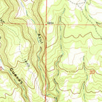 United States Geological Survey Canon Las Cuevas, NM (1971, 24000-Scale) digital map