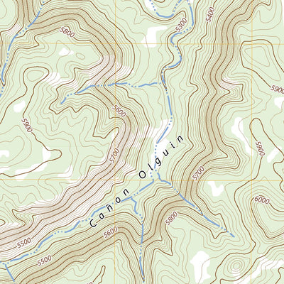 United States Geological Survey Canon Olguin, NM (2023, 24000-Scale) digital map