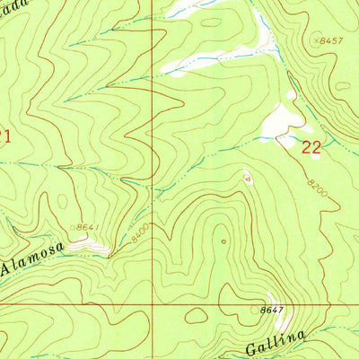 United States Geological Survey Canon Plaza, NM (1963, 24000-Scale) digital map