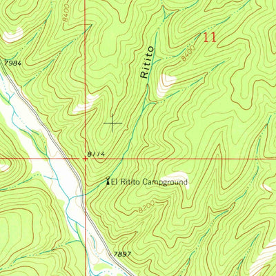 United States Geological Survey Canon Plaza, NM (1963, 24000-Scale) digital map