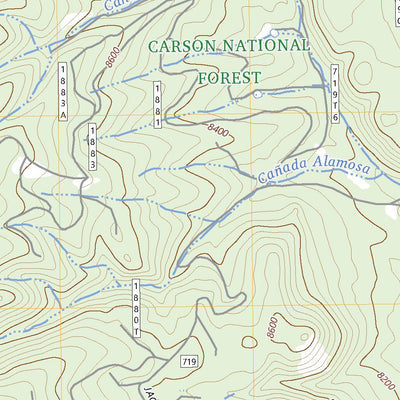 United States Geological Survey Canon Plaza, NM (2023, 24000-Scale) digital map
