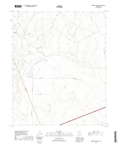 United States Geological Survey Canoncito School, NM (2020, 24000-Scale) digital map