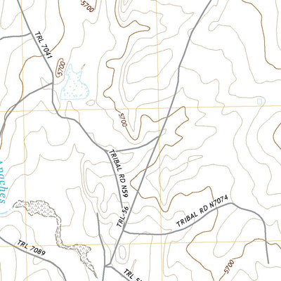 United States Geological Survey Canoncito School, NM (2020, 24000-Scale) digital map