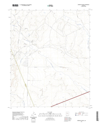 United States Geological Survey Canoncito School, NM (2023, 24000-Scale) digital map