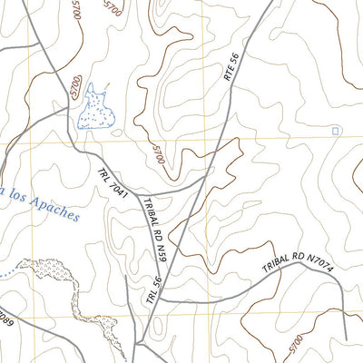United States Geological Survey Canoncito School, NM (2023, 24000-Scale) digital map