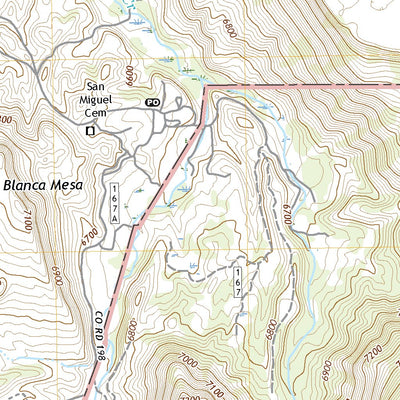 United States Geological Survey Canones, NM (2020, 24000-Scale) digital map