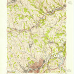 United States Geological Survey Canonsburg, PA (1953, 24000-Scale) digital map