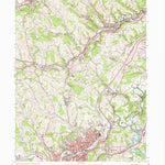 United States Geological Survey Canonsburg, PA (1960, 24000-Scale) digital map