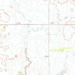United States Geological Survey Canova East, SD (1971, 24000-Scale) digital map