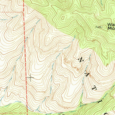 United States Geological Survey Canteen Canyon, NM (1965, 24000-Scale) digital map