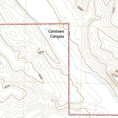United States Geological Survey Canteen Canyon, NM (2020, 24000-Scale) digital map