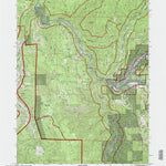 United States Geological Survey Canthook Mountain, CA (1997, 24000-Scale) digital map