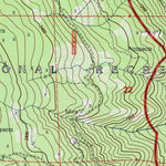 United States Geological Survey Canthook Mountain, CA (1997, 24000-Scale) digital map