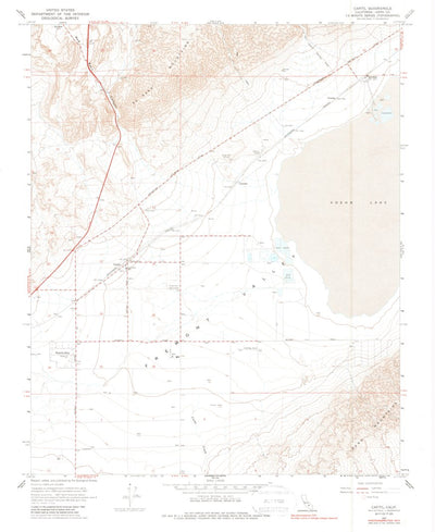 United States Geological Survey Cantil, CA (1967, 24000-Scale) digital map