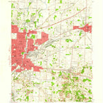 United States Geological Survey Canton East, OH (1958, 24000-Scale) digital map
