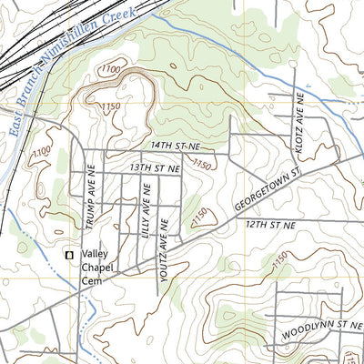 United States Geological Survey Canton East, OH (2023, 24000-Scale) digital map