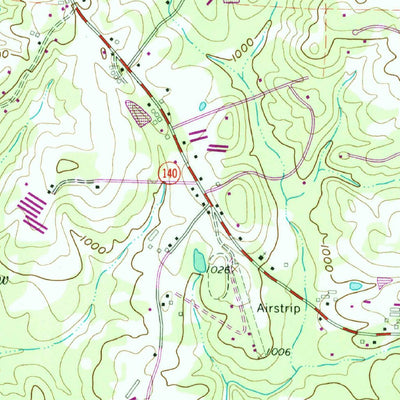 United States Geological Survey Canton, GA (1961, 24000-Scale) digital map