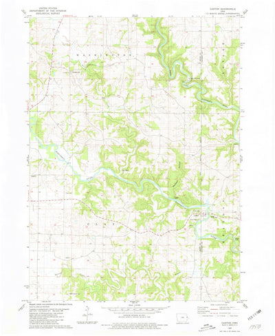 United States Geological Survey Canton, IA (1980, 24000-Scale) digital map