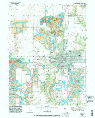 United States Geological Survey Canton, IL (1995, 24000-Scale) digital map