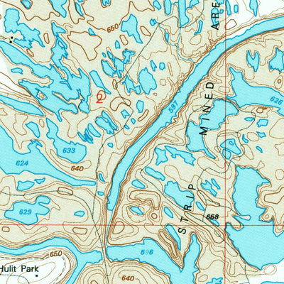 United States Geological Survey Canton, IL (1995, 24000-Scale) digital map