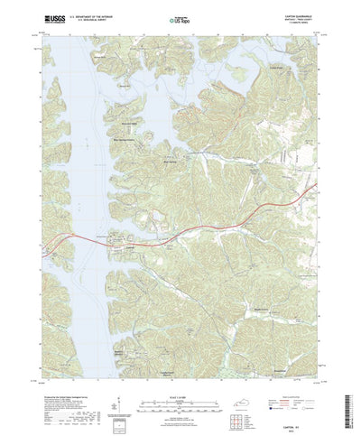 United States Geological Survey Canton, KY (2022, 24000-Scale) digital map
