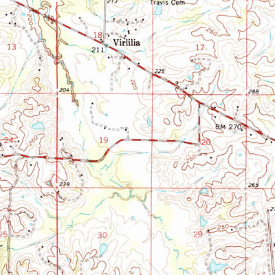 United States Geological Survey Canton, MS (1961, 62500-Scale) digital map