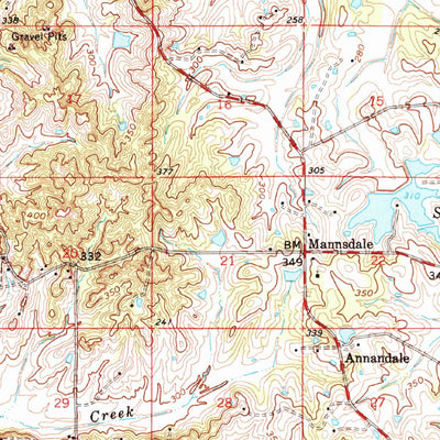 United States Geological Survey Canton, MS (1961, 62500-Scale) digital map