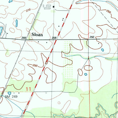 United States Geological Survey Canton, MS (1989, 24000-Scale) digital map
