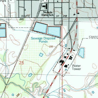 United States Geological Survey Canton, MS (1989, 24000-Scale) digital map