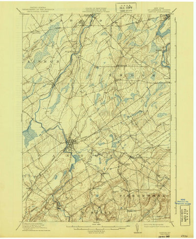 United States Geological Survey Canton, NY (1911, 62500-Scale) digital map