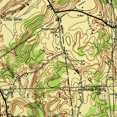 United States Geological Survey Canton, NY (1944, 62500-Scale) digital map