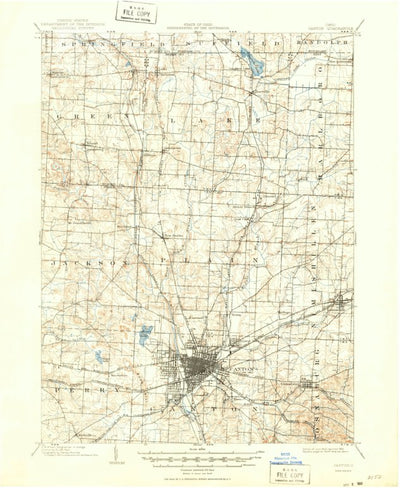 United States Geological Survey Canton, OH (1903, 62500-Scale) digital map